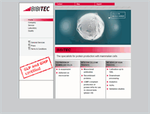 Tablet Screenshot of bibitec.de